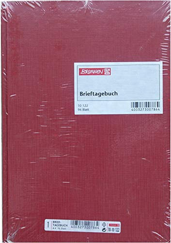 König & Ebhardt König und Ebhardt König & Ebhardt 8610122 Geschäftsbuch / Brieftagebuch / Post-Ein und Ausgangsbuch (A4 80g/m², 96 Blatt Fadenheftung, mit Seitenzahl)