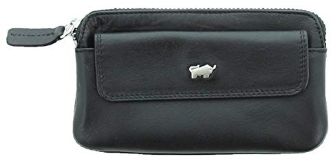 BRAUN BÜFFEL Schlüsseletui Golf 2.0 L Slim - aus echtem Leder (schwarz)