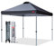 MasterCanopy 2 x 2 m Pop up Pavillon Faltpavillon Festzelt Partyzelt mit Entlüftung für Markt, Garten, Hof, Schwarz