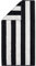 Cawö Home Handtücher Zoom Blockstreifen 120 schwarz - 97 Handtuch 50x100 cm