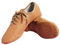 s.lemon Jazzschuhe,Echtes Leder Schnüren Jazz Schuhe für Damen Herren Beige 38