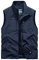 Oralidera Herren Outdoor-Weste Leichte Funktionale Arbeitsweste mit Vielen Taschen Anglerweste Jagd Wandern ärmellose Jacke Camping Fotografie Weste, Navy blau, XXL
