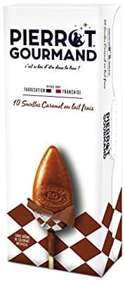 Pierrot Gourmand Etui 10 sucettes caramel - Les 10 sucettes