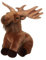 Nature Planet - Kuscheltier - Plan L - Elch 32 cm
