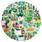 cobee Green Plant Stickers, 100PCS Cartoon Potted Plants Stickers Waterproof Vinyl Decals Laptop Sticker Potted Plant Floral Decal Trendy Style Sticker Cool Sticker for Water Bottles Phone Computer