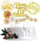 Jxuzh Cake Topper 75 Kuchendeko Gold Happy 75. Birthday Tortendeko Schwarz Kuchen Deko Frau Geburstagstorte