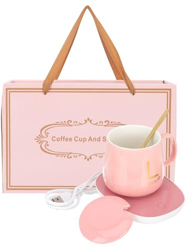 UPKOCH 1 Set Tazza Di Riscaldamento Automatico Espresso Riscaldatore In Ceramica Scaldacandela Elettrico Caffè Piatto Più Caldo Bevanda Piastra Più Calda Latte Più Caldo Pad Ceramica