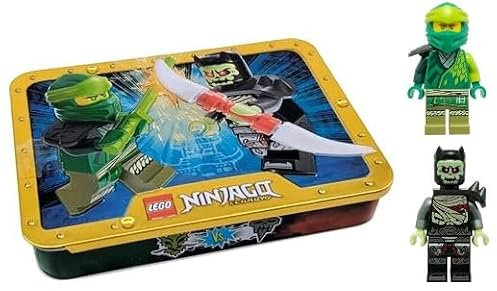 LEGO Ninjago: Lloyd vs. Bone Warrior Minifigure Collector's Tin with Additional Green Cape