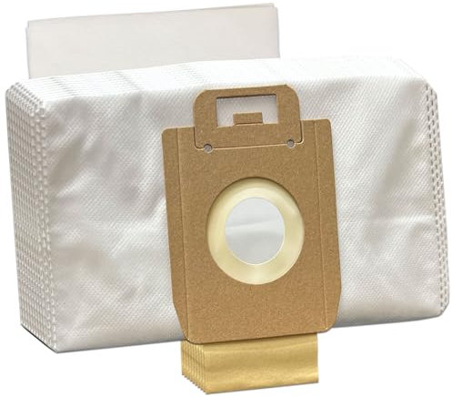 10 Premium Bolsas de aspiradora compatibles con Nilfisk Power y Select Series, P10, P12, P20, P30, P40-107407639, 1470416500, 128389187-10 Piezas, con Filtro, Accesorios, repuestos