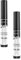 Ipetboom 3sets Eye Primer Eyeshadow Primer Fix Gel for Eye Eyebrow Setting Gel Eye Glitter Glue Solid Glue Adhesive for Eye Spray Kit Clear Lip UV Glitter Eyeshadow Eye Shadow Powder 2pcs*3