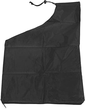 GEERYZHE Leaf Blower Bag,60 x 44 cm Leaf Blower Storage Bag Waterproof 420D Oxford Cloth Leaf Blower Vacuum Zippered Bottom Dump Bag for Ultra Blower Rake& Most Vacuum Leaf Blowers (Black)