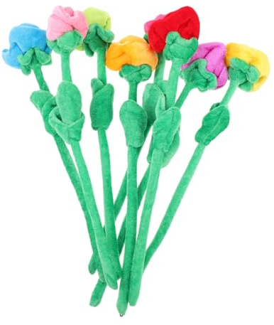 HONITANO 8 Bouquet Finte Morbide con Steli Flessibili Decorazione Floreale Artificiale e Portatile per Casa e Ufficio Naturale Senza Manutenzione