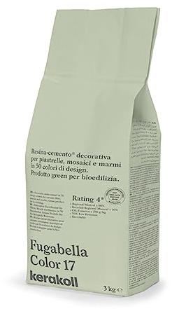 Kerakoll Fugabella Color Grout 3kg, 50 Colours (17, 3kg Bag)