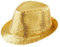 W WIDMANN MILANO Party Fashion - Hut Fedora, Hut mit Pailletten, Kopfbedeckung, Karneval