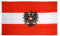 Flaggenfritze® Balkonflagge Österreich mit Adler
