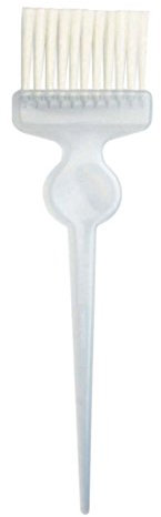 Termix Paletina Profesional para Tinte, Mango Ergonómico, Pincel Preciso para Mezclar y Aplicar Tinte Pelo Mujer Profesional (Transparente Fibra Blanca, Grande)