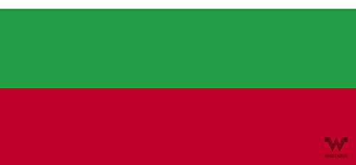 Bulgarien Flagge Aufkleber - Länderflagge als Sticker 8,5 x 5,5 cm