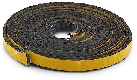 Kamindichtung 3m, ø 10x2mm Flach-Kordel Dichtband selbstklebend. Passend für verschiedene Haas+Sohn Kamin Modelle