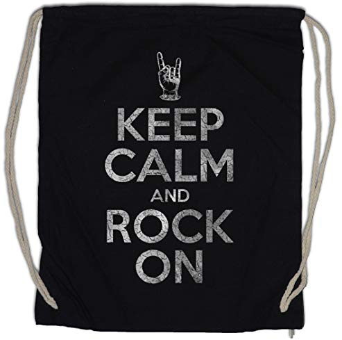 Urban Backwoods Keep Calm and Rock On Turnbeutel Sporttasche
