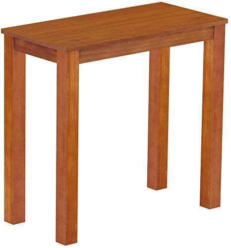 Hochtisch Rio Classico 115x56 cm Kirschbaum Bartisch Holz Tisch Pinie Massivholz Stehtisch Bistrotisch Tresen Bar Thekentisch Echtholz Größe und Farbe wählbar Brasilmöbel