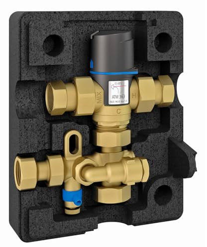 Afriso A68417 ATM 363 WMG thermisches Mischventil mit Isolation, Wasser-Mischergruppe