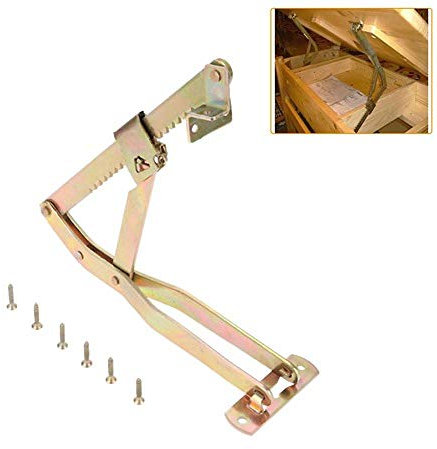 Bisagras A Tope Soporte De Elevación Plegable Ajustable De Hierro Reposabrazos De Sofá Bisagra Mesa De Masaje Elevador Herrajes Para Muebles Con Tornillos 331 * 250Mm