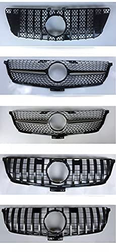 TOOWGM Rejilla central para Mercedes-Benz Clase ML W164 W166 2006-2015 ABS Diamond GT Auto parachoques delantero rejilla central (estilo 7)