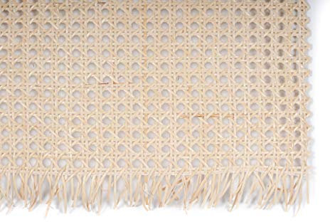 rattan-petrak 1 Meter Wiener Geflecht (Natur hell), Stuhlgeflecht, Heizkörperverkleidung, Wabengeflecht aus Stuhlflechtrohr, Flechtrohrgewebe, in verschiedenen Breiten (B 70cm)