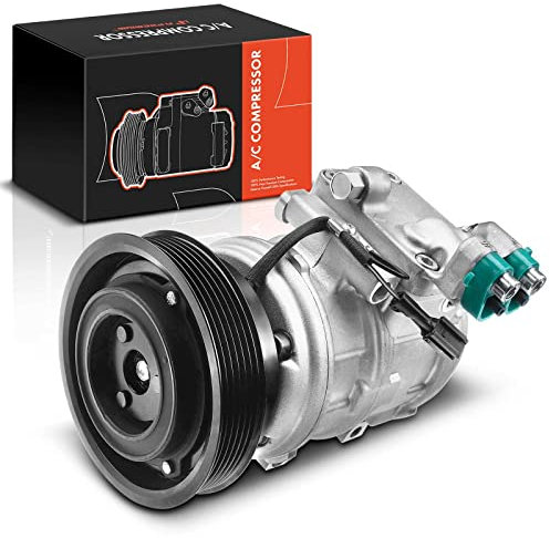 Frankberg Sistemi di condizionamento dell'aria Compressore aria condizionata con frizione Compatibile con Tucson JM Sportage JE KM Replace# 977012E300, compreso l'olio preconfezionato