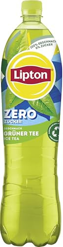 Lipton Zero Ice Tea - Tè verde senza zucchero con gusto tè verde, 6 x 1,5 l