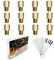 M5 Vergaser Düsen, Set 12 Düsen 5mm für Vergaser, Düsenset Feinabstimmung Vergaserdüsen Satz Hauptdüsen,330 340 350 360 370 380 390 400 410 420 430 440 für Roller Motorrad Schaltmoped Mit Bürste
