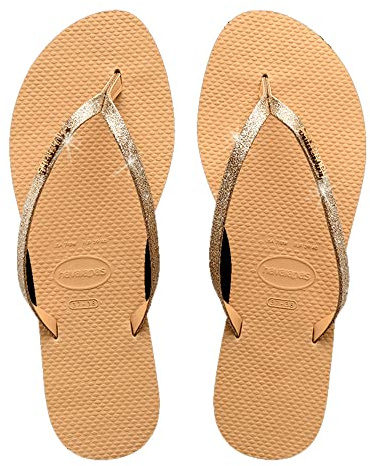 Havaianas - You Metallic, Comfortable, Elegant, and Versatile Sandals, Thin Metallic Straps, Small Heel, Women