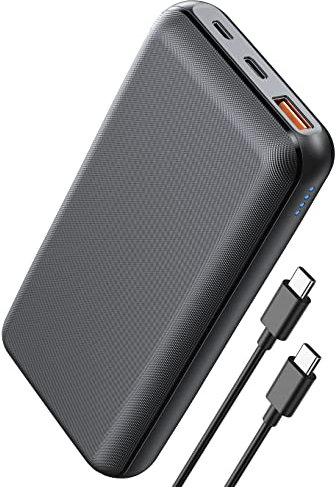 rsesun Power Bank 27.000 mAh, 22,5 W PD3,0 QC4,0 Schnelles Aufladen Externer Akku, Tragbares Ladegerät mit USB-C Eingängen und Ausgängen, Kompatibel mit iPhone, Samsung, Huawei und mehr