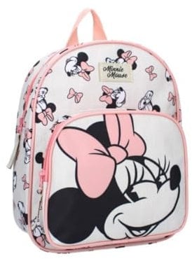 mybagstory - Mochila - Minnie Mouse - Rosa - Niño - Escuela - Primaria - Kindergarten - Guardería - Guardería - Mochila para niña - Talla 29 cm - Tirantes ajustables, rosa, S