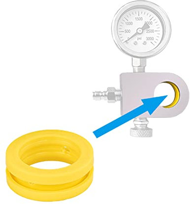 SPRUDELUX® | Set Umfülladapter+Hochdruckschlauch für Wassersprudler Duo Quick Connect QC, Art, Terra | Adapter zum Umfüllen aus großen Flaschen in Neue CO2 Zylinder (Ersatzdichtung)