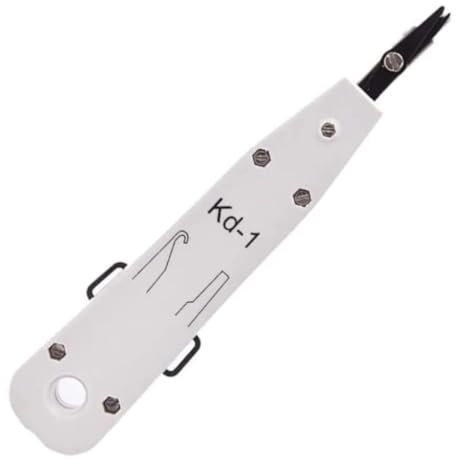 3DBUYER Punch Down Tool, Network RJ45 RJ11 Cat5e Cat6 Telecom Phone Network Cable Impact Terminal Insertion Tools Punching Press Tools for 8P8C 6P6C 4P4C