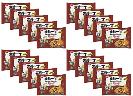 Nissin Beef Flavour Demae Ramen Instant Noodles - 100g (Pack of 20)