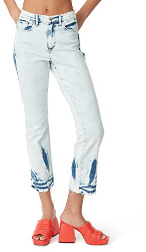 Circus NY Damen Hr Knöchel Slim Straight Jeans, Eisblau, 31