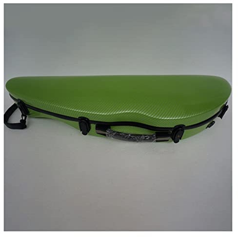 Geigenkasten Green New Violin 4/4 Full Size Composite Carbon Fiber Case Mit Bogenhaltern Und Riemen