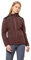 Jack Wolfskin Kammweg Pile FZ W Giacca, Marrone Scuro, M Donna