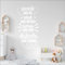 VINÍLATE vinilo adhesivo para decorar con frase “Sonríe cada día” | Color blanco | 15x30 cm
