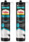 Pattex PRO100 Colle Acrylique, Colle de fixation pour intérieur, Colle résistante multi-matériaux, Colle extra forte lavable à l'eau, 1 cartouche de 380 g (Lot de 2)