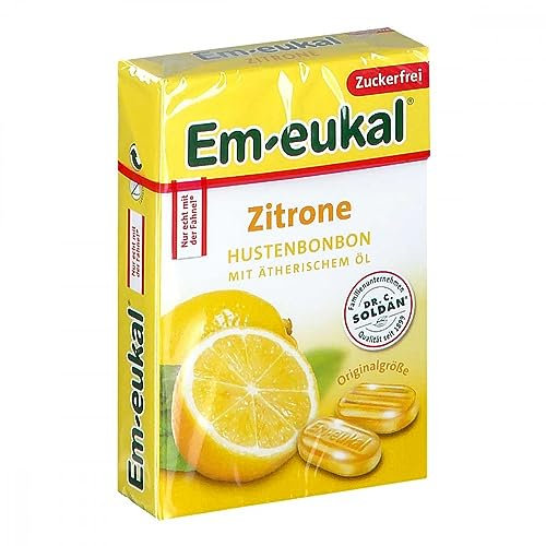 Em Eukal Bonbons Zitrone zuckerfrei Box 50 g
