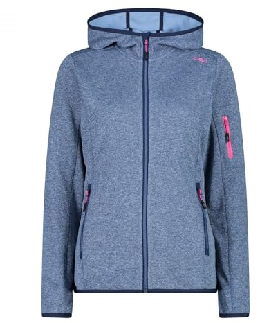 CMP Women's Lightweight Fleece Jacket with Knitted Hood Women's Jacket Fix Hood