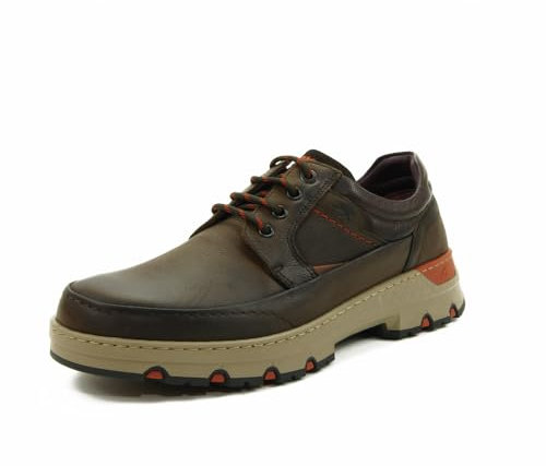 Fluchos F1843 Zapato Sport DE Piel Hombre CASTAÑA 42