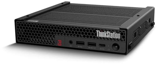 Lenovo ThinkStation P3 30H00010US Workstation (1 x Intel Core i9 Tetracosa-core [24 Core] i9-13900T 13th Gen 1.10 GHz - 16 GB DDR5 SDRAM - 512 GB SSD - Tiny