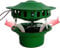 Samnuerly Chimney Fan 80W 4 Leaves, Electric Chimney Fan Flue Chimney Exhaust Fan, Induced Draft Fan for Barbecue Air Extractor