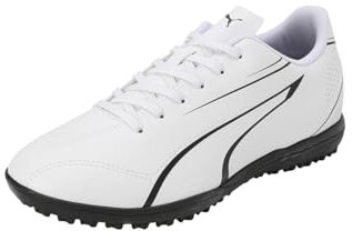 PUMA Herren Vitoria TT Soccer Shoe, White Black, 46.5 EU