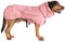 Spark Paws Hunderegenmantel, wasserdichte Winddichte Regenjacke, für kleine, mittlere, große und extra große Hunde, reflektierend, atmungsaktiv, mit vollständigem Körperschutz - Sea Pink, M