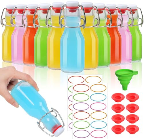 Alotpower 4oz Glass Swing Top Bottles 12Pack